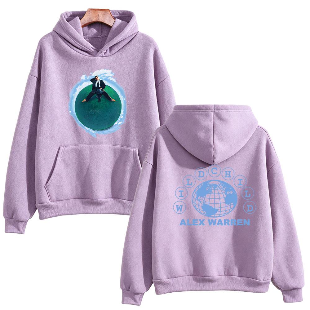 Alex Warren Wildchild Graphic Hoodie Pop Singer Tour Merch Pullover Sweatshirt Men Women Unisex Oversized Casual Sweatshirts