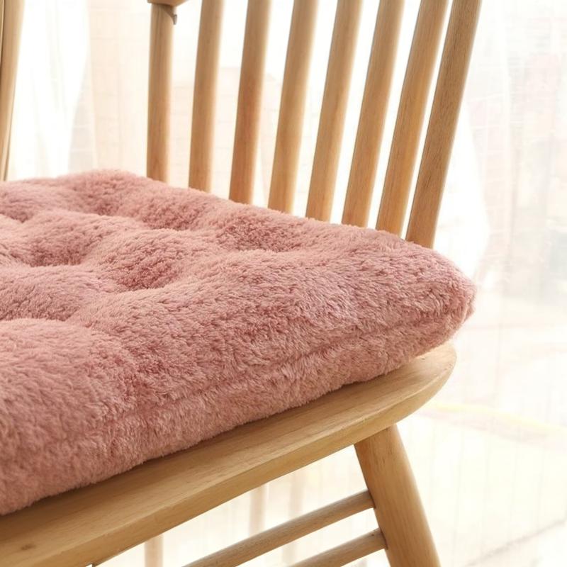 Winter Simple Plush Cushion Fart Cushion Office Sedentary Artifact Thickened Cushion Student Classroom Mat