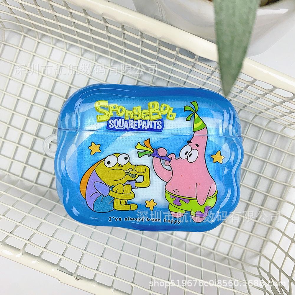 Cute Surprise SpongeBob Patrick Star AirPods 1 Apple Case Bluetooth Pro 1 Generation 1 Headphone Case