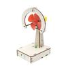 Kids Diy Electric Science Experiment Materials Wooden Handmade Fan For Learning Ha-a08