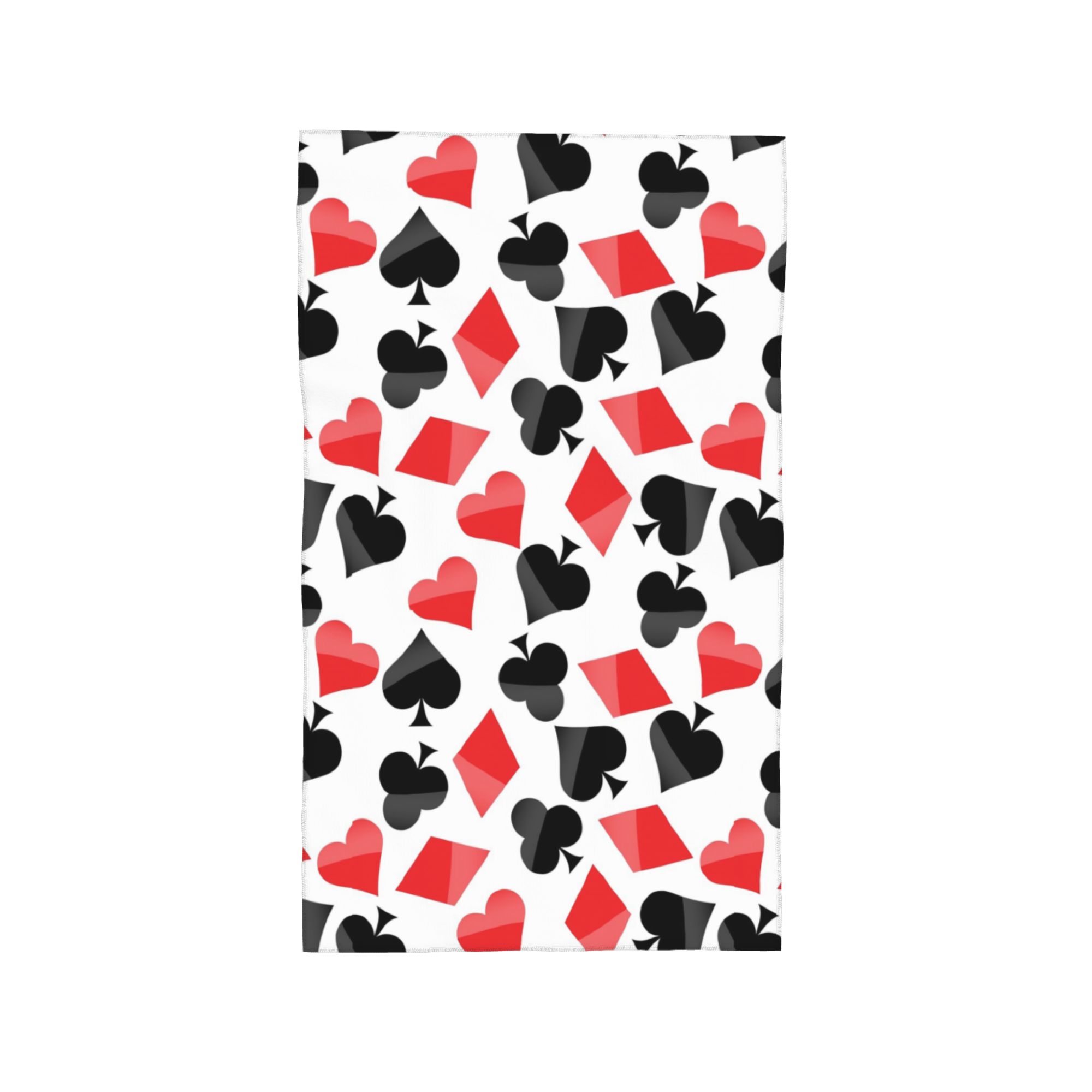 

Playing Cards Soft Face Towel Quick Dry Pool Bath Cotton Towels Absorbent Quick W40*H60(CM)