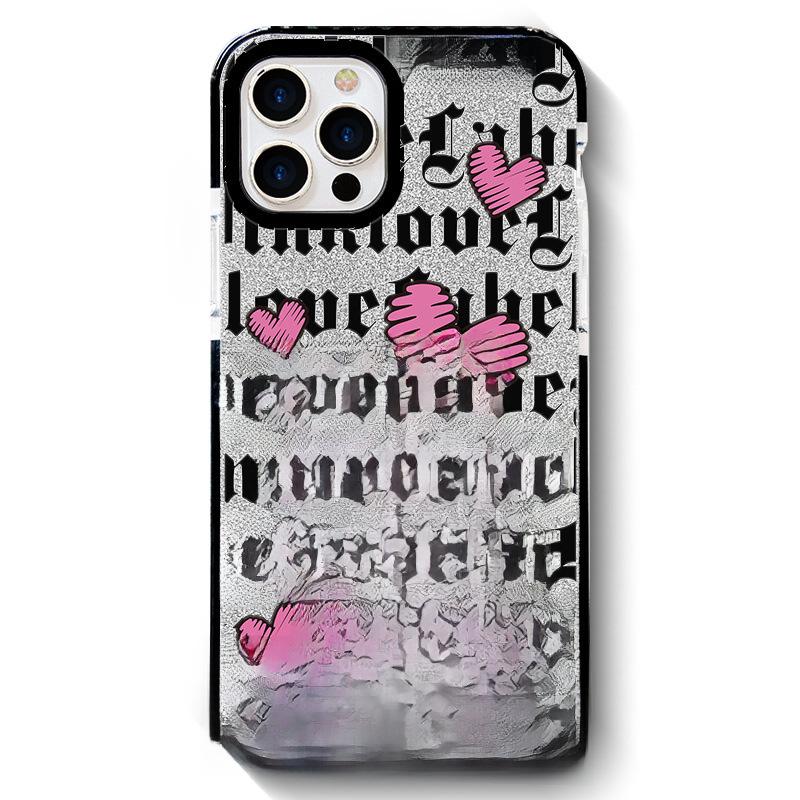 Zhitai Dual-Color Black Circle Case for Apple 16Pro, iPhone 11 Pro Max, with Chain