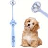 3-Sided Soft Bristle Pet Toothbrush, Cat Paw Shaped Dental Cleaning Brush for Dogs Cats