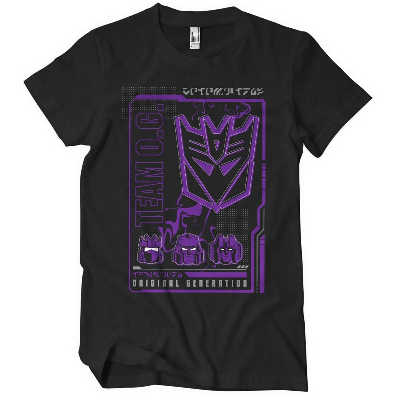 Official Transformers Decepticon Original Generation Mens T-Shirt S-2XL Size- S