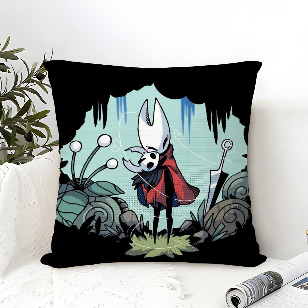 Metroidvania Game H-Hollow Knight Pillow Case Linen Pillow Case Sofa Home Decor Cushion Cover Cushion Cove