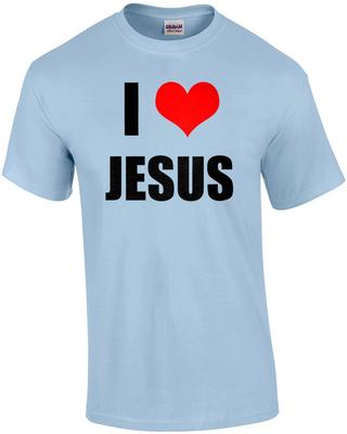 I Love (heart) Jesus - T-Shirt