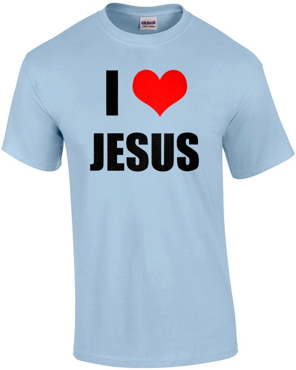 I love (heart) Jesus - T-Shirt XL