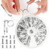 VEAGIA Eyeglass Screw Set 120pcs Repair Tool Sorting Kit for Glasses and Watch Repair