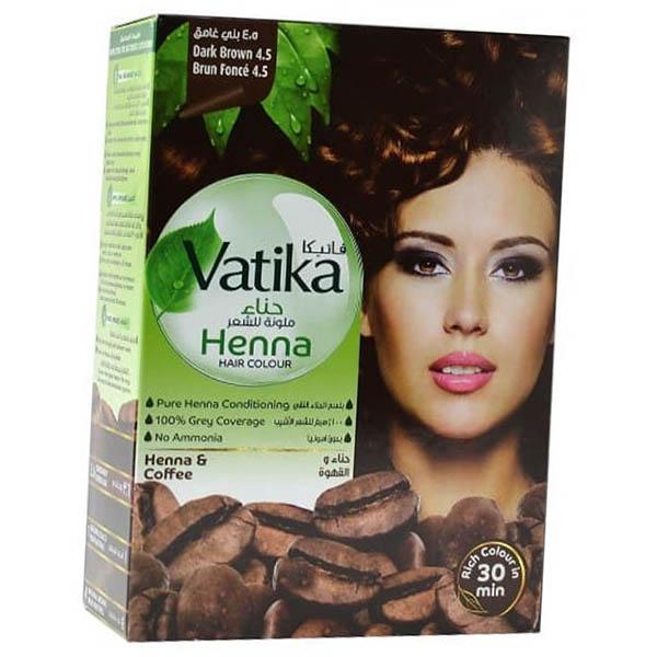

Фарба для волосся на основі хни, Vatika Henna Hair Colours, Dabur (43634074) 60g чорний