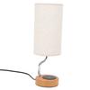 Tischleuchte mit kabellosem Ladegerät ABS USB Modern LED Dimmbar Nachttischlampe für Schlafzimmer
