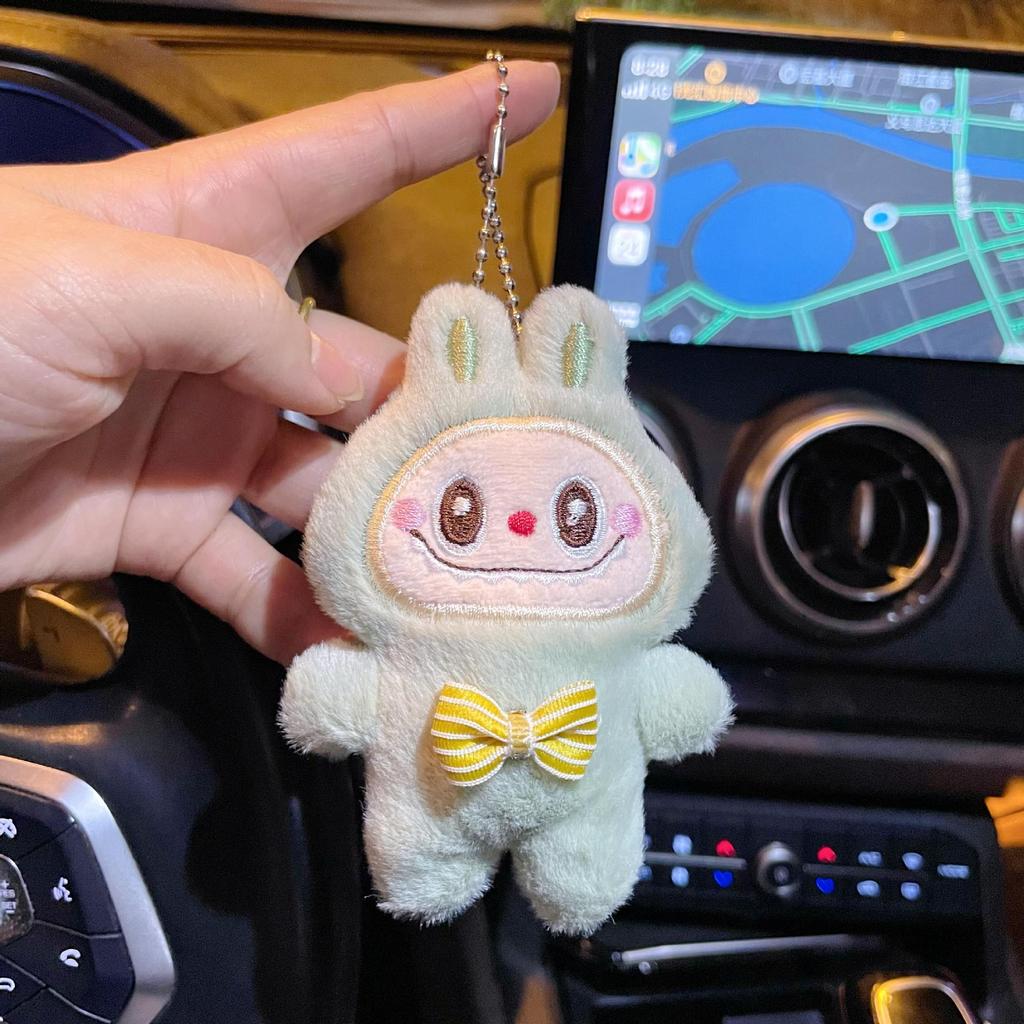 Cute Plush Doll Keychain Creative Cartoon Pendant Bag Charm For Couples