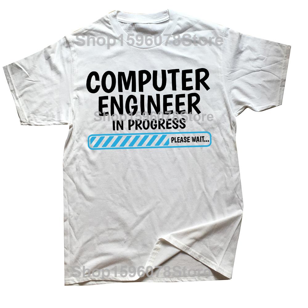 Future Computer Engineer in Progress 100 Cotton Tshirts Men Womens Fashion Casual Tshirt Loose Oversized Streetwear T Shirt S