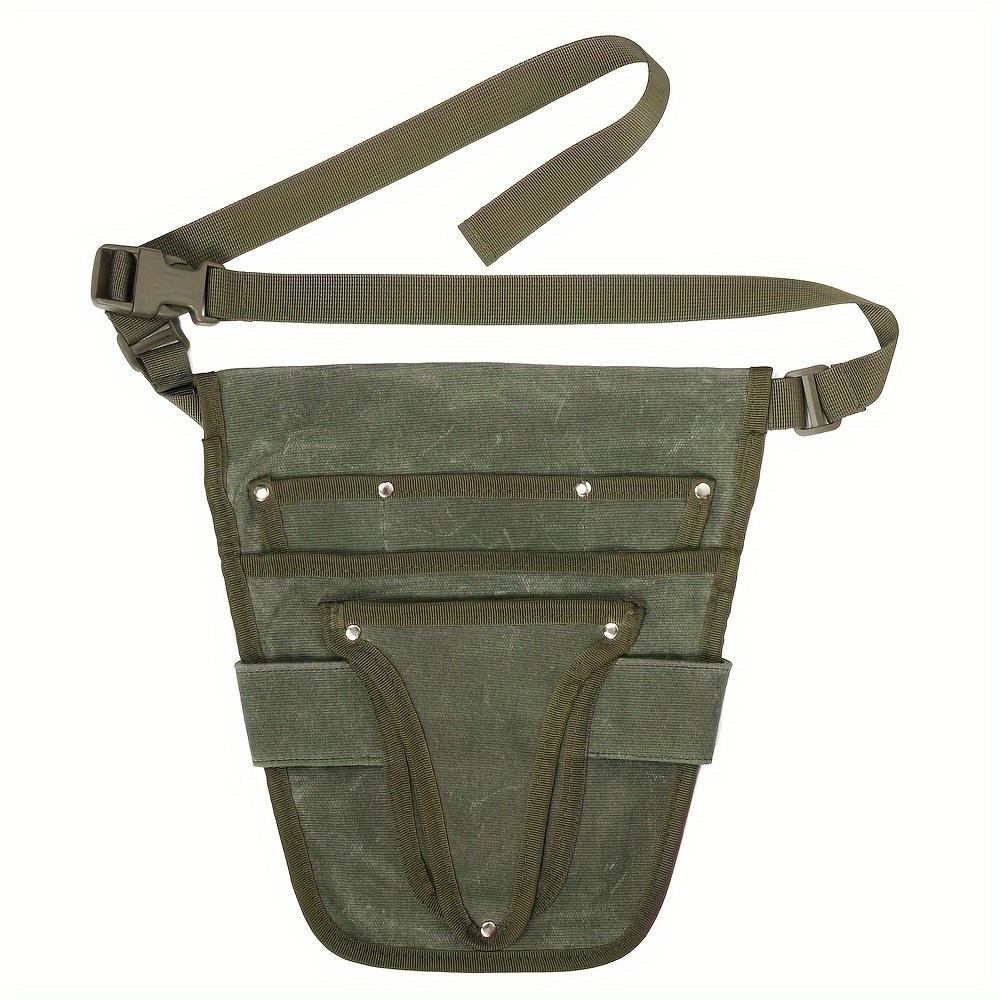 [Garden Tool Belt] Garden Tool Belt - Garden Canvas Belt - Tool Bag with Multiple Pocket Storage - Portable Men Women Tool Bag