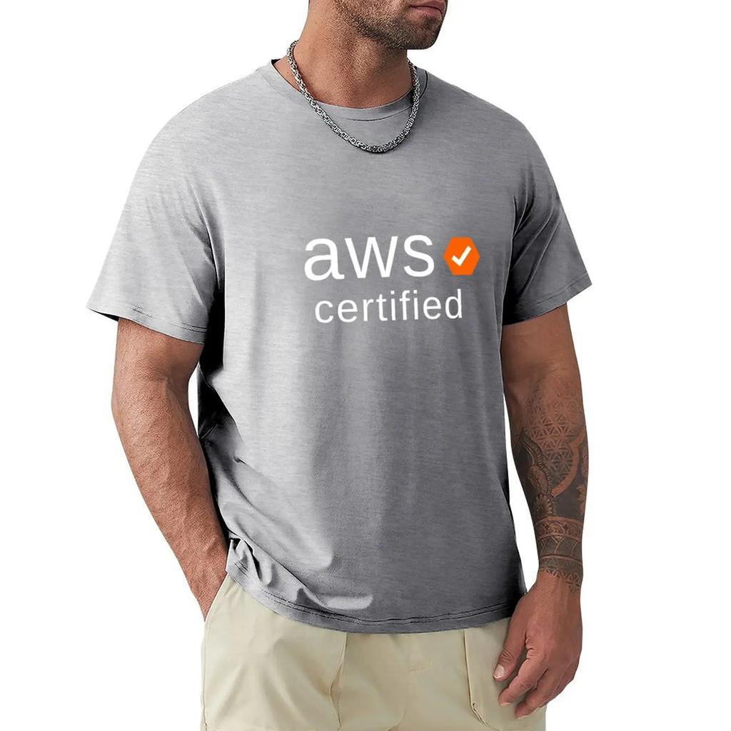 Aws certified developer T-Shirt kawaii clothes quick drying shirt men graphic t shirts