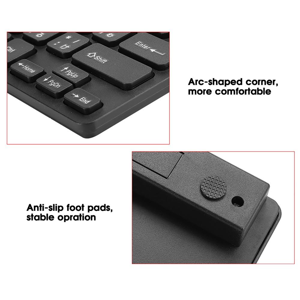 Japanese Lettering Wired Keyboard 78 Key USB Keyboard Durable Mini Keyboard  Office