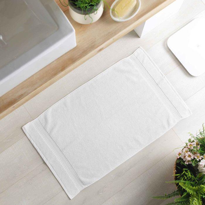 Tapis de bain - DOUCEUR D'INTERIEUR - 50 x 85 cm - Blanc - Adulte
