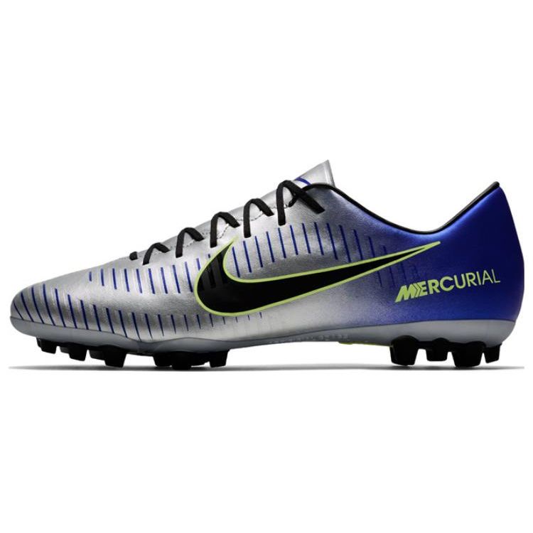 Nike Mercurial Victory VI Artificial Turf Comfortable Versatile IC/IN Shock Absorption Non-Slip Durable Soccer Shoes Men Sneaker AH8756-407
