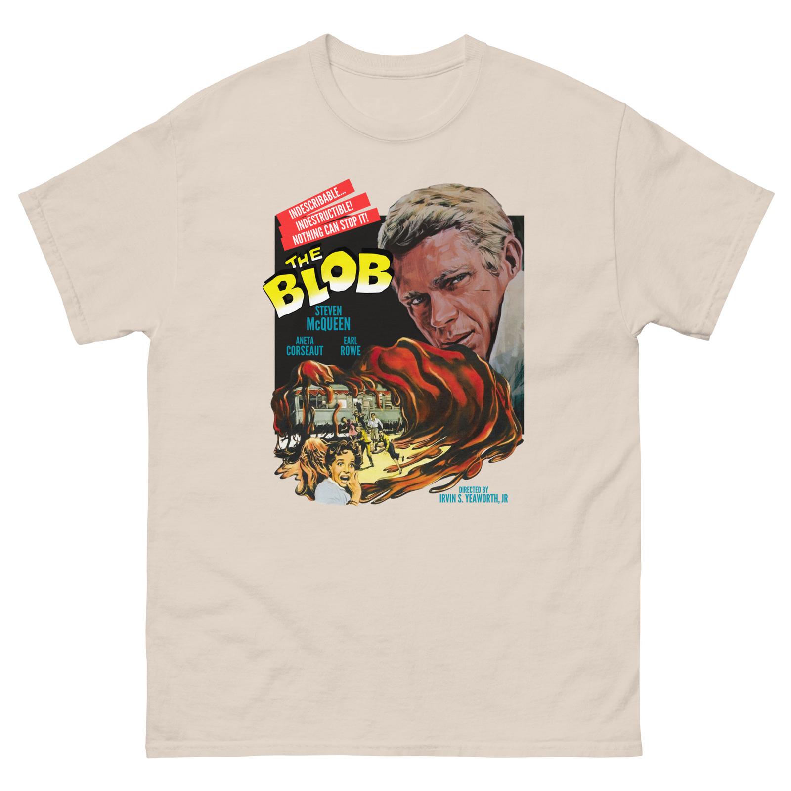 The Blob Movie T Shirt | Classic Sci-Fi Horror | Vintage 1958 Blob Graphic Tee XXXXL