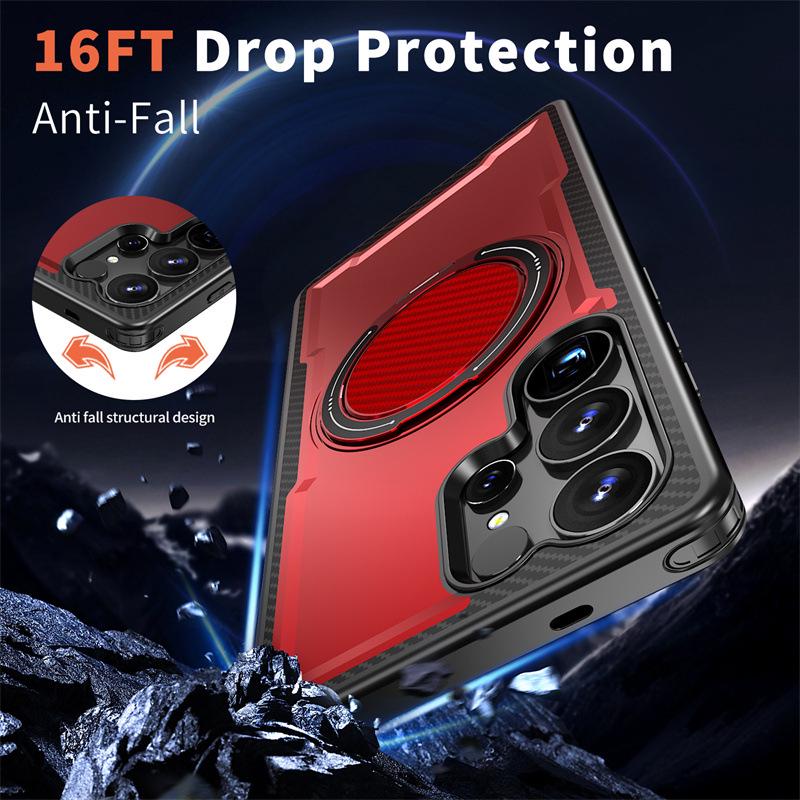 Magnetic Bracket Compatible with Samsung S25 Ultra/S23/A56/A25 Foreign Trade/S24/A17 Phone Cases