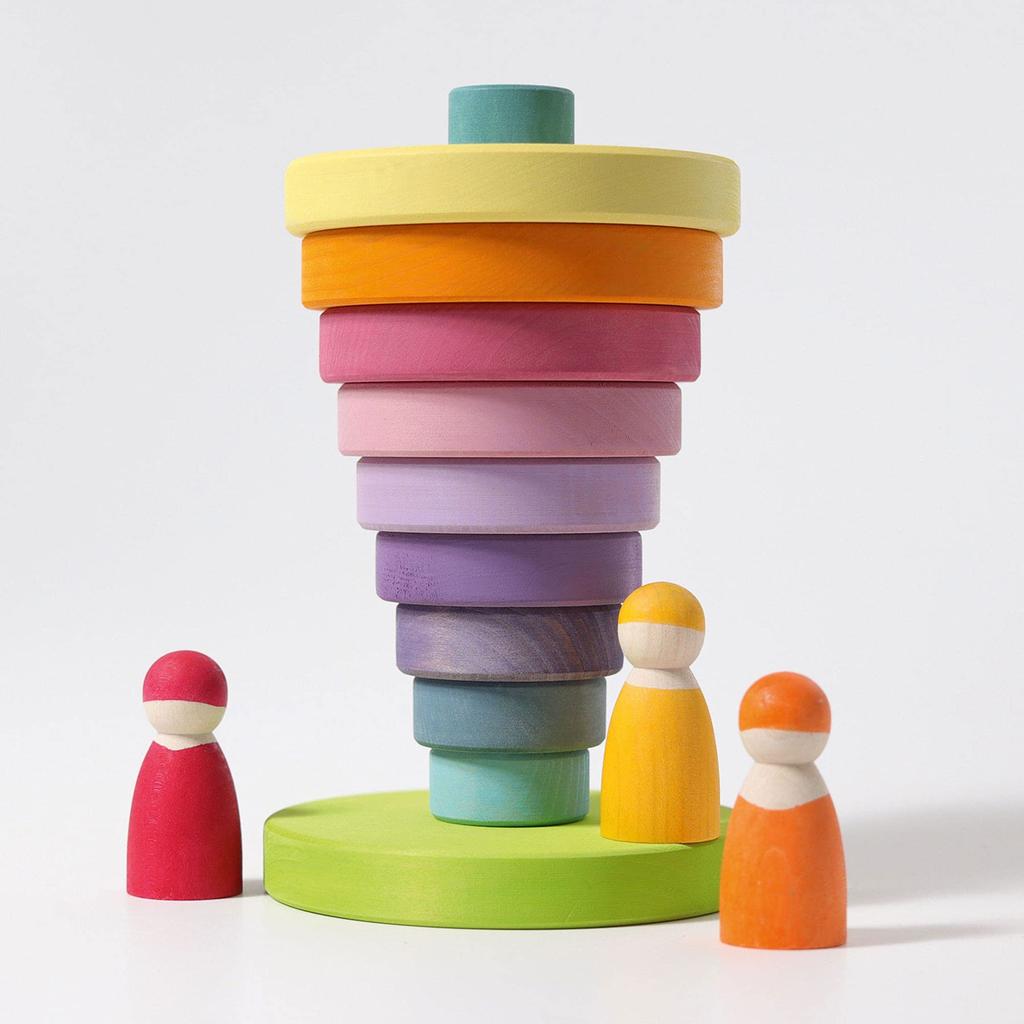 Grimm's Large Conical Stacking Tower, Pastel