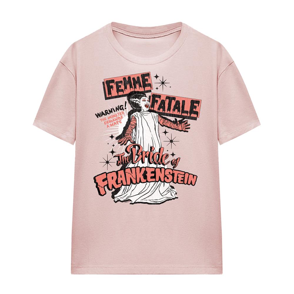 Universal Monsters Womens/Ladies Femme Fatale Bride Of Frankenstein T-Shirt