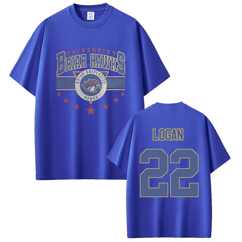 Off Campus Logan 22 Tshirts Briar University Hockey Tshirt Unisex Unisex Clothing Fashion Cotton Oversized Unisex High Quality Tee