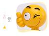 Ha Hu Emoji Bobblehead Car Ornament: Cute Cartoon Interior Decoration.