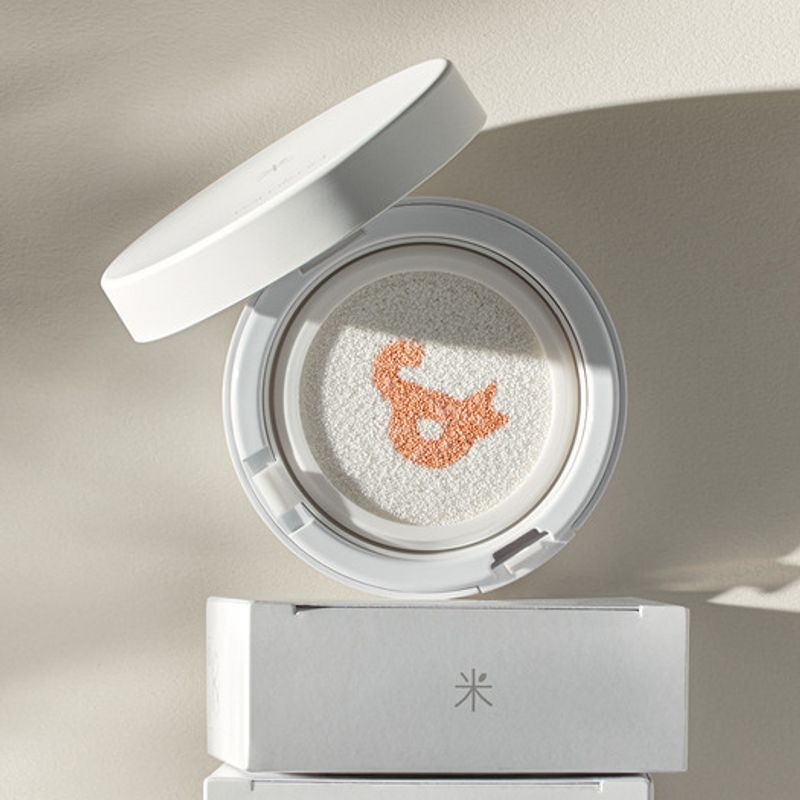 Тонирующий солнцезащитный кушон с белым рисом