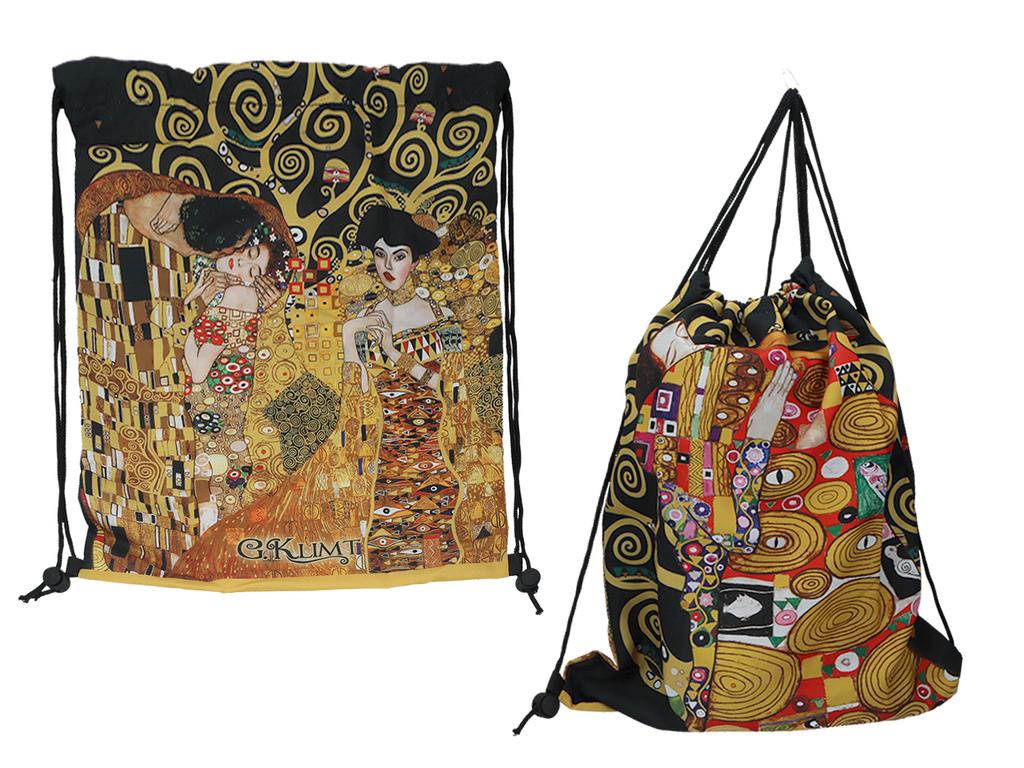 Worek Na Plecy Plecak Gustav Klimt Kolaż Malarstwo Sztuka Prezent Carmani