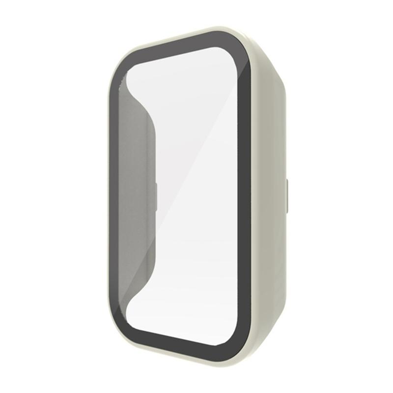HD Glass+PC Case for Xiaomi Band 10 9 8 NFC All-around Screen Protective Tempered Shell for Mi Band 9 10 Ceramic 8 Bumper Cover
