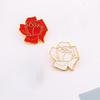 High-End Retro Rose Brooch: Exquisite 3D Cute Pin for Clothes and Bags