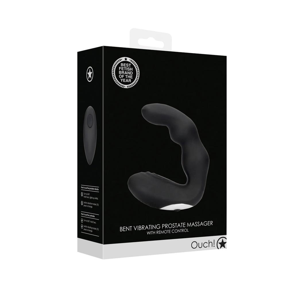 Ouch! - Curved Vibrating Prostate Massager with Remote Control