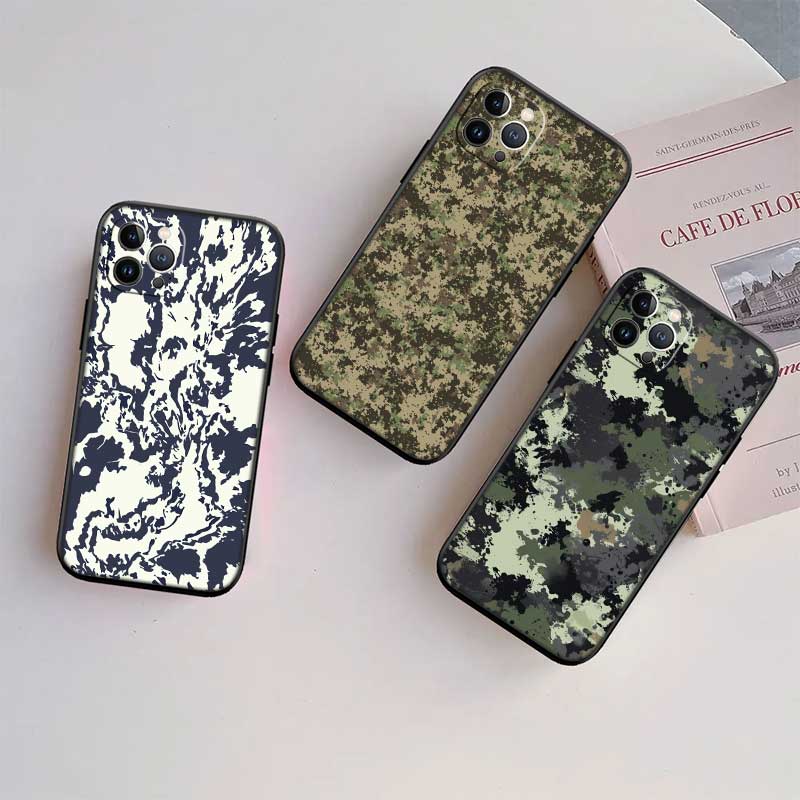 UP18 Camouflage Phone Case for OPPO A40 A60 A80 A15 A16 A16K A12 A17 A17K A54 A54S A53 A53S A55 A56 A57 A98 F23