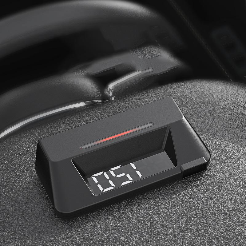 Dual Screen Car Speedometer Digital Hud Odb Driving Speedometer Windshield Projector Voltage Head Up Display For Truck Vehicles