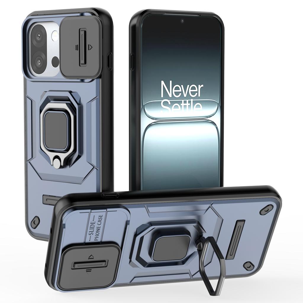 For OnePlus 13T 5G Case PC+TPU Kickstand Phone Protector with Lens Cover