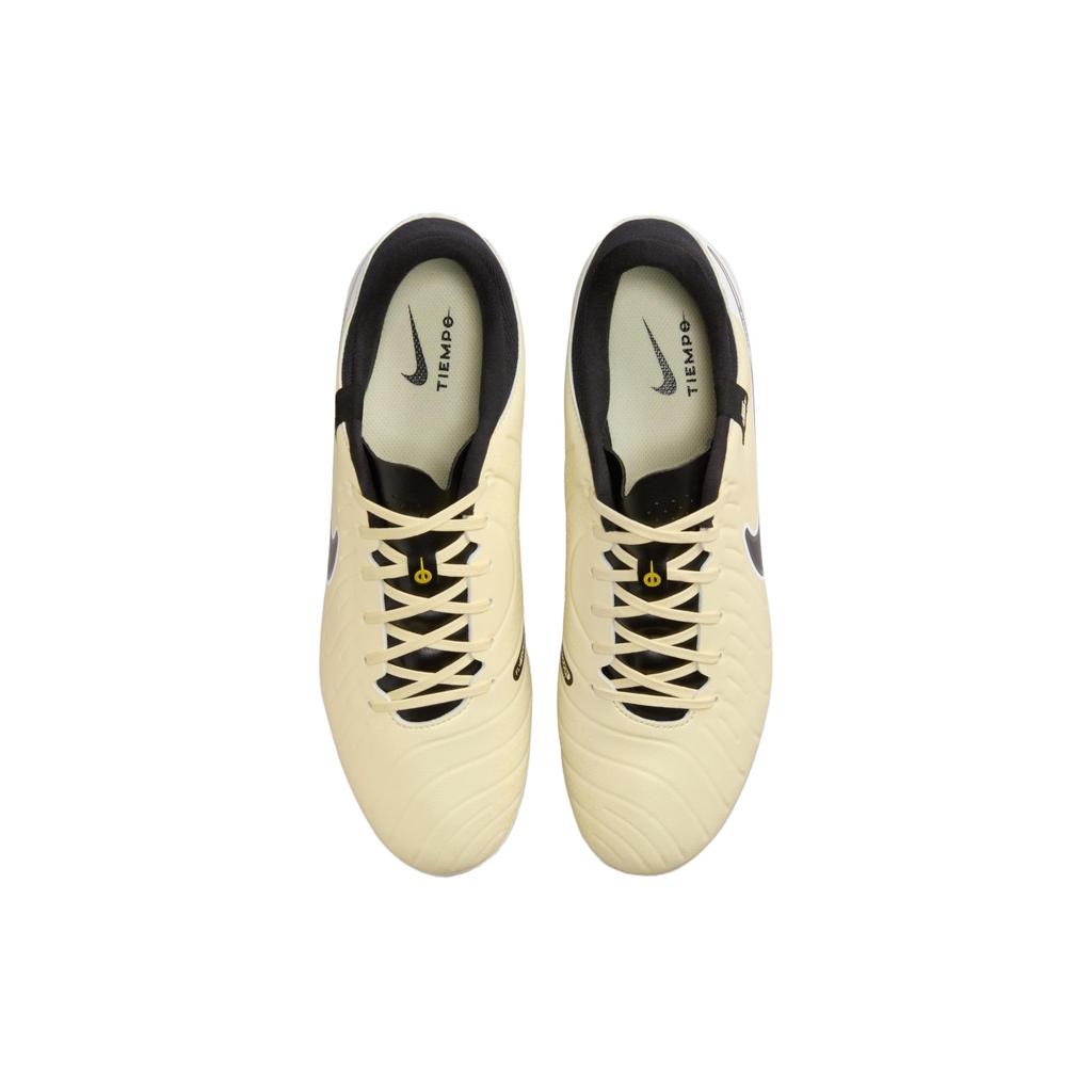 Nike Tiempo Legend 10 Artificial Turf Abrasion Resistant Slip Resistant Soccer Shoes Men's Yellow White Black DV4337-700