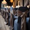 Dark Grey Chair Cover Premium Banquet