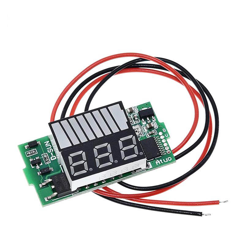 Lcd Digital Voltmeter 12V 24V 60V 72V Waterproof Electric Car Battery Capacity Indicator Lead Acid Power Car Moto Voltage Tester