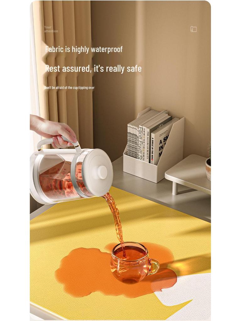 Electric Heated Mouse Pad - Winter Warm Desk Mat for Office and Study