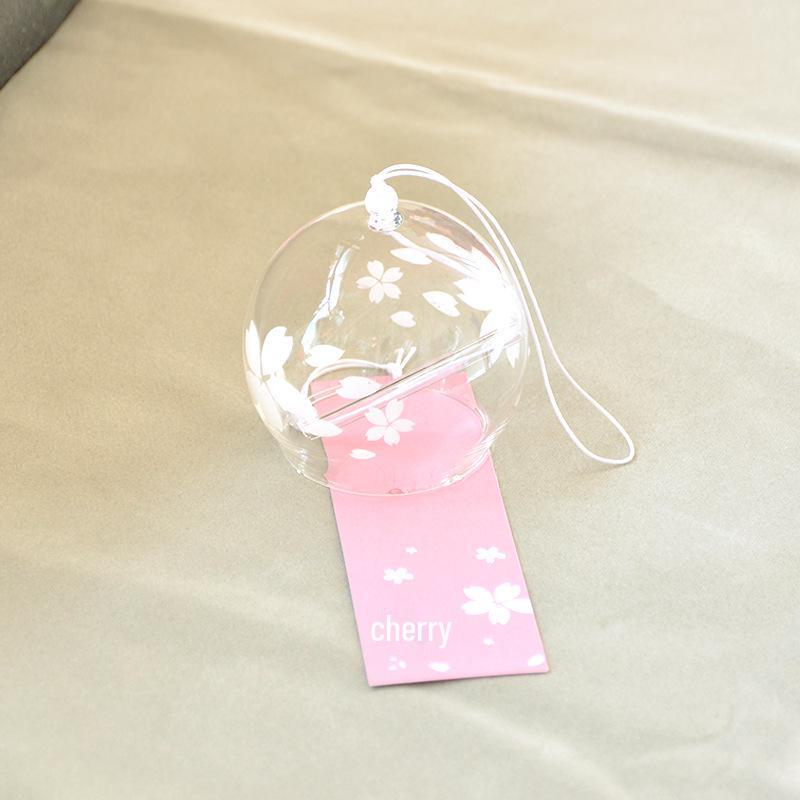Wind Blossom Cherry Glass Chime Japanese Home Decor Ornament Birthday Gift