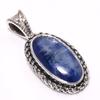 Natural Kyanite Gemstone Handmade 925 Solid Sterling Silver Pendant 1.18" M0G20