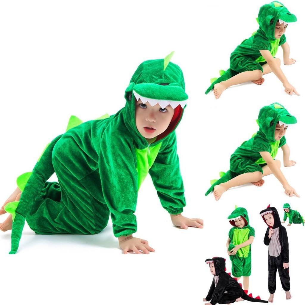 Żywy Unisexowy Kostium Dinozaura Krokodyla na Halloween Kombinezon Dla Dzieci na Wydarzenia Cosplay