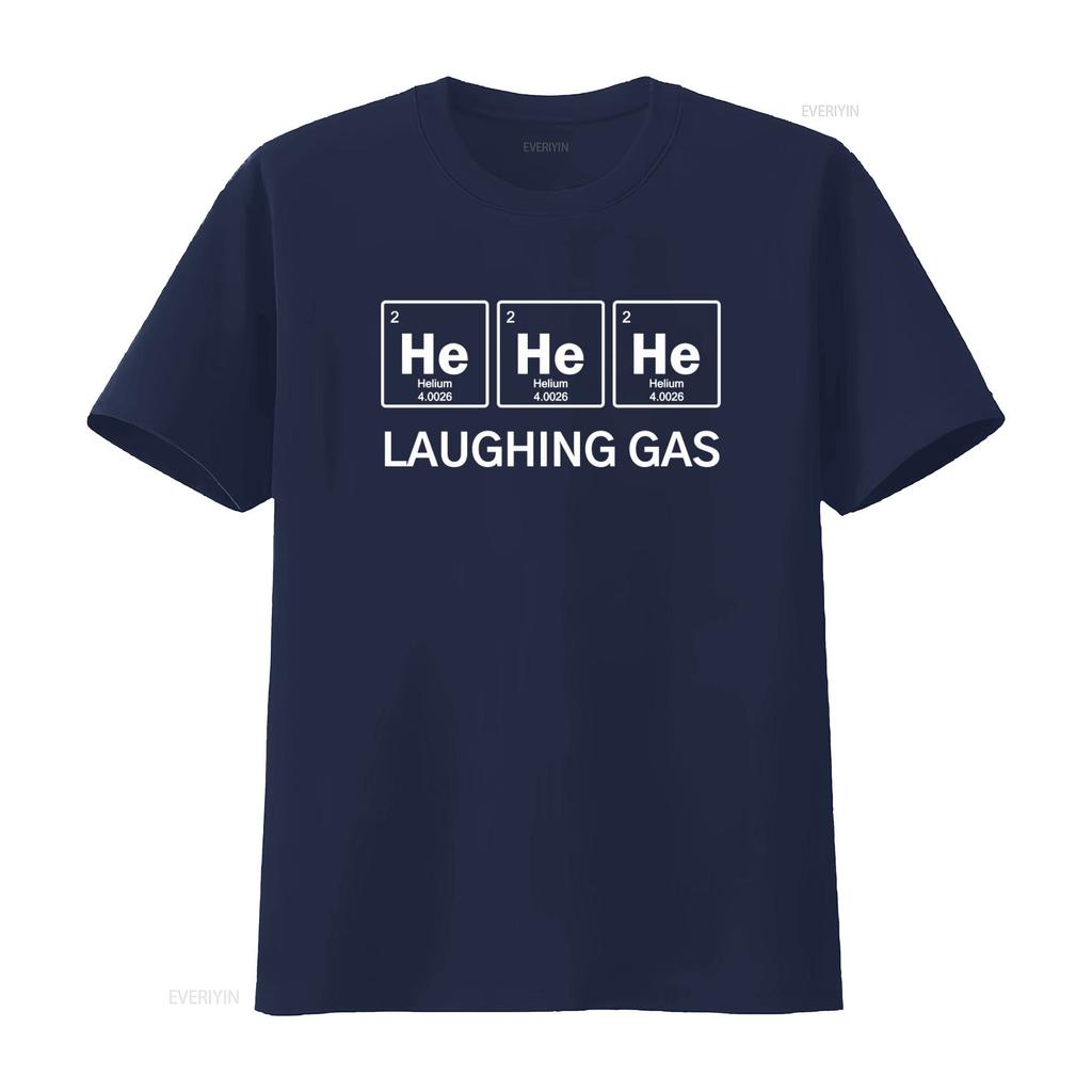 Funny Laughing Gas Helium Chemistry T Shirt with Science Periodic Table of Elements Design Fast Express Delivery Available