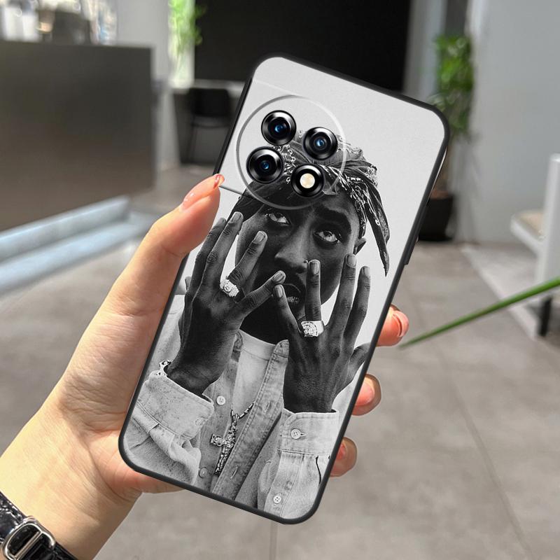 Rapper 2pac Singer Tupac Case For OnePlus Nord CE 5 2 3 4 Lite N20 N30 OnePlus 15 R 10T 12R 13R 13 12 11 10 Pro Cover