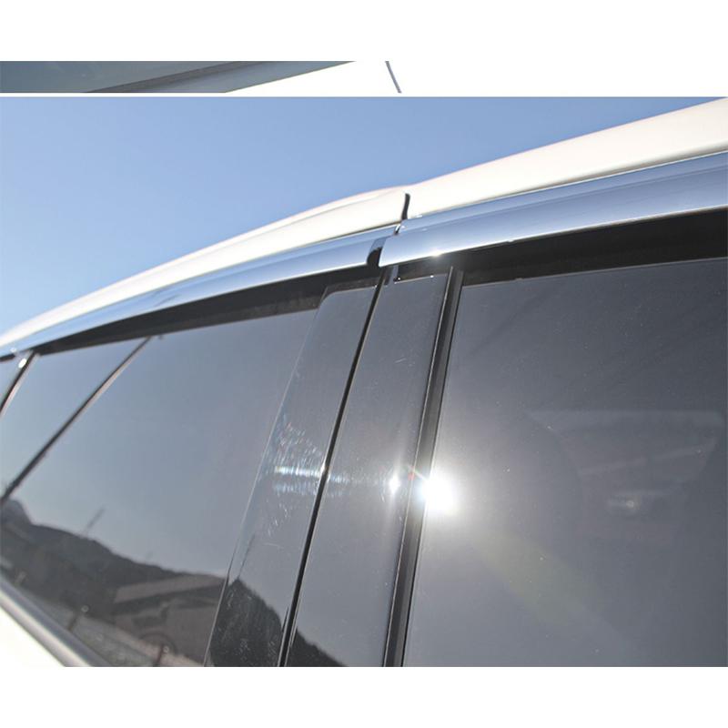 FIT FOR Kia Carnival Grand Carnival Sedona 2015-2020 ABS chrome waterproof Door Window Visor Vent Shades Sun Rain Guard