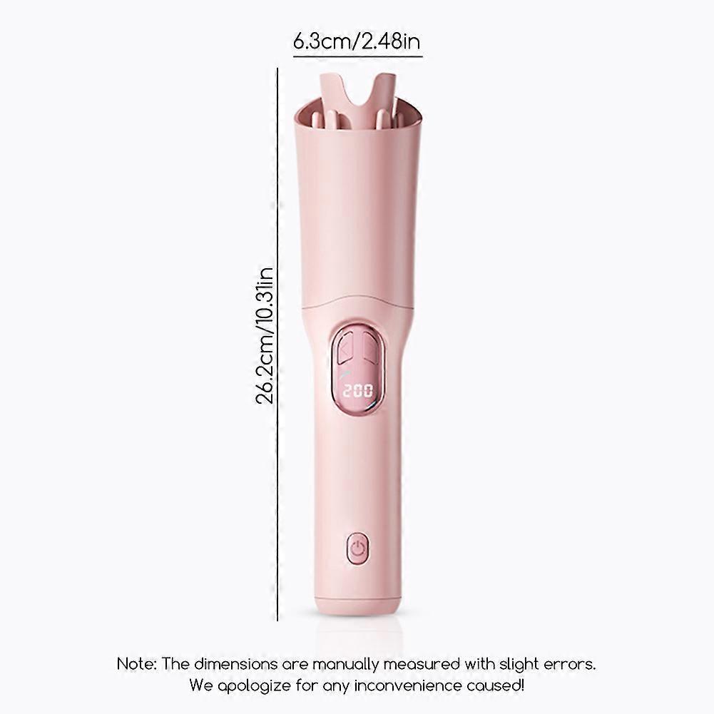 32mm Automatic Hair Curling Iron USB Rechargeable Portable Wireless Ceramic Hair Wand for Home & Travel
