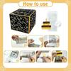 Happy Birthday Money Box Cash Gift Pull, Cash Gift Box, Cash Gift Black Money Clip Cash & Pull Out Card DIY Set Surprise Birthday Gift Box