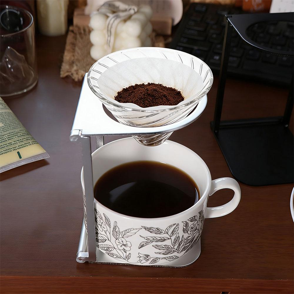 Lightweight Coffee Drip Holder Foldable Drip Filter Coffee Stand Pour Over Dripper Stand  Camping