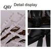 Outdoor Halloween Wreath Skeleton Hand for Front Door, Gothic Spooky Hanging Garland Decoration Creepy with Black Bow And Skulls Door Wall Holiday