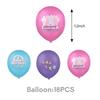 Girl Group-Themed Birthday Party Decorations: Disposable Paper Plates, Cups, Banners, and Cake Topper Set
